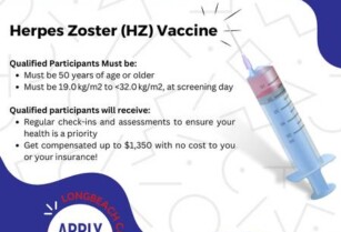 Earn up to $1,350- Join our Clinical Trials for Herpes Zoster Vaccine! (Long Beach) Long Beach Research Institute