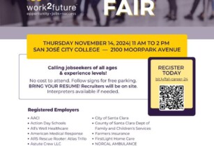 11/14: Fall Career Fair hosted by work2future and San José City College! (san jose west)